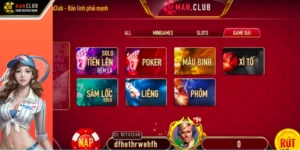 game bài đổi thưởng Manclub